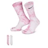 Nike Boys Tie Dye Pinks Crew Socks 2 Pairs - Tie-dye -Shoe Sales Store US 01 902344 00