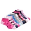 Ladeda Girls Hearts And Stripes No Show Socks 10 Pairs - Assorted 1 Ladeda Girls Hearts And Stripes No Show Socks 10 Pairs - Assorted -Shoe Sales Store US 01 902477 00