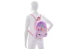 Omg Girls Miss Gwen Faux Fur Mini Backpack - Pink -Shoe Sales Store US 01 902557 04