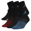 Adidas Boys Badge Of Sport Quarter Socks 6 Pairs - Black 1 Adidas Boys Badge Of Sport Quarter Socks 6 Pairs - Black -Shoe Sales Store US 01 940206 00