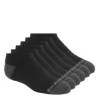 Skechers Boys No Show Socks 6 Pairs - Black -Shoe Sales Store US 01 940259 00